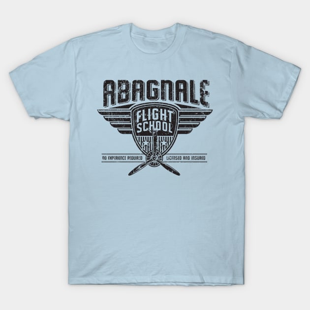 Abagnale Flight School T-Shirt by MindsparkCreative